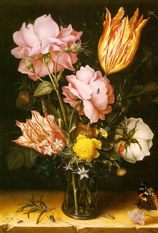 Berghe, Christoffel van den Bouquet of Flowers on a Stone Ledge china oil painting image